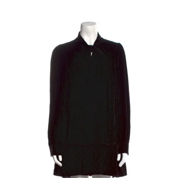 Kate Spade Elegant Black Velvet Dress - Picture 2 of 4